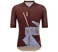 SANTINI Note - maglia ciclismo - uomo 2XL Brown man Polartec Power Stretch,Polartec Delta