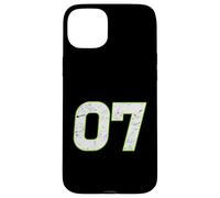 Maglia numero 07 Varsity Sports Team 7 anni 7° compleanno Custodia per iPhone 15 Plus