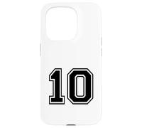 Maglia numero 10 per un buon decimo compleanno Twin Day Custodia per iPhone 15 Pro