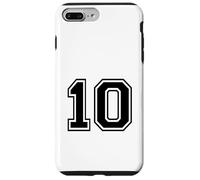 Maglia numero 10 per un buon decimo compleanno Twin Day Custodia per iPhone 7 Plus/8 Plus