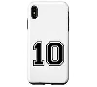 Maglia numero 10 per un buon decimo compleanno Twin Day Custodia per iPhone XS Max