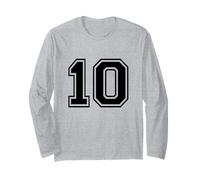 Maglia Numero 10 per Un Buon decimo Compleanno Twin Day Maglia a Manica