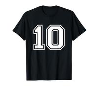 Maglia Numero 10 per Un Buon decimo Compleanno Twin Day Maglietta