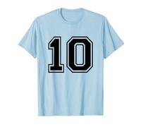 Maglia Numero 10 per Un Buon decimo Compleanno Twin Day Maglietta