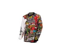 Maglia o neal mayhem lite crank nero multicolore