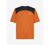 Maglia Oakley Free Ride manica corta arancio nero - XXL