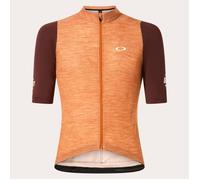 Maglia oakley off grid a manica corta arancione marrone