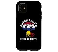 Maglia olandese cresciuta con radici belghe Paesi Bassi Belgio Custodia per iPhone 11