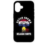 Maglia olandese cresciuta con radici belghe Paesi Bassi Belgio Custodia per iPhone 16