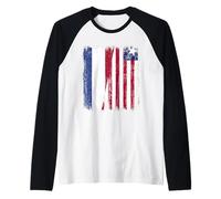 Maglia olandese della Liberia dei Paesi Bassi mezza bandiera della Liberia Maglia con Maniche Raglan