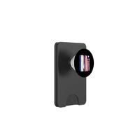 Maglia olandese della Liberia dei Paesi Bassi mezza bandiera della Liberia PopSockets PopWallet per MagSafe