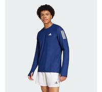 adidas Uomo Own The Run Long Sleeve Tee, Dark Blue, L