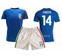 MAGLIA PANTALONE KIT Calcio ITALIA UFFICIALE CHIESA N 14 Nazional BIMBO 2025-26