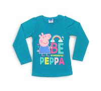 Maglia Peppa Pig maglietta maniche lunghe in cotone bambina wonderful 3979