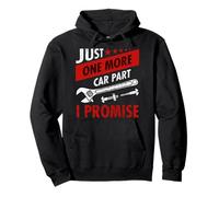 Maglia per Auto One More Car Part Felpa con Cappuccio