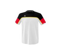 Erima „Change by Funzionale T-Shirt, Unisex-Bambini e Ragazzi, Bianco/Nero/Rosso, 128
