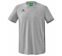 Erima Bambini Essential Team T-Shirt Sportiva, Grigio Chiaro Melange, 164