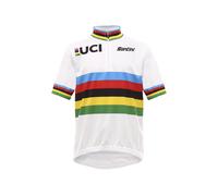 Maglia per bambini Santini UCI Official Champion Mondial Master Bianco