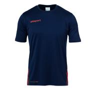 uhlsport Bambini Score Training Maglietta, Bambini, Score Training, Marine/Fluo Rot, 116
