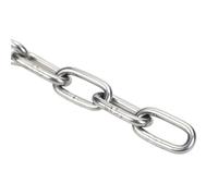 Maglia per catena in acciaio inossidabile, Lucchetto for cancello con collare girocollo for cani, catena in acciaio inossidabile 304 da 1 M 1-6 mm(Diameter 2mm)