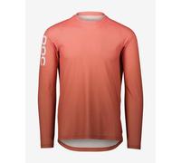 Maglia POC Essential MTB Lite manica lunga rosso corallo - S