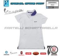Maglia Polo Donna Originale Vespa Colours Bianco 606232M0
