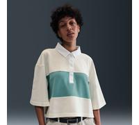 Maglia polo oversize a manica corta Nike Heritage - Donna - Bianco XS (IT 36-38)