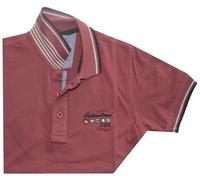 MAGLIA POLO UOMO M L XL XXL 3XL piquè manica corta bianco collo profili Be Board