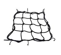 Maglia portaoggetti per casco moto, 3 colori Moto 6 Gancio Tenere premuto Casco da carico Web Corda elastica per imballaggio Rete a rete, Tasca a rete per casco moto 30 × 30 cm(black)
