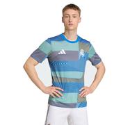 Adidas Real Madrid 25/26 Pre Match Short Sleeve T-shirt Blu S Uomo