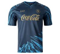 Maglia pre-match blu ssc napoli