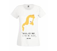 Maglia Principesse Aurora Bella Addormentata Inspired T-shirt Donna Bimba Cotone
