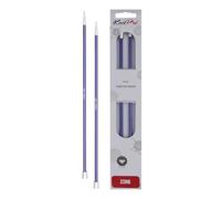 Maglia PRO 4,50 Millimetri con terminale in Alluminio Zinco Letto Singolo per Maglieria, Viola