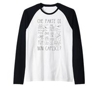Maglia Prof Matematica Che Parte di Non capisci? Maglia con Maniche Raglan