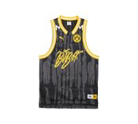 Maglia PUMA HOOPS x Borussia Dortmund da uomo, Sport, Nero/Aop, XS XS