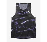 Maglia Puma Raceday Ultraspun AOP senza maniche nero lilla - S