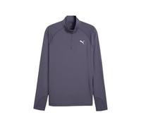 Maglia Puma Velocity Cloudspun a manica lunga con zip viola, Taglia L