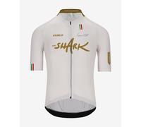 Maglia Q36.5 Gregarius Clima Nibali Shark manica corta bianca - XS