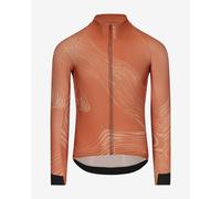 Maglia Q36.5 Gregarius Hybrid Dolomites manica lunga arancione scuro nero - S