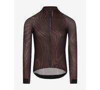 Maglia Q36.5 Gregarius Hybrid Dolomites manica lunga marrone scuro - S