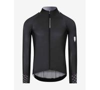 Q36.5 Gregarius Hybrid Collar Fade Long Sleeve Jersey Grigio XL Uomo