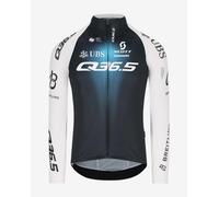 Maglia Q36.5 Gregarius Pro Cycling Team 2025 manica lunga blu nero bianco - XS