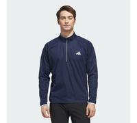 Mens adidas Maglia Quarto Di Zip Ultimate365 Durable Water Repellent Wind - Blu, blu 3XL