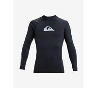 Maglia Quiksilver Everyday UPF 50 manica lunga nero bianco - S