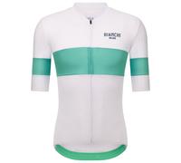 Maglia Santini Bianchi Milano Race manica corta bianco blu - M