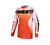 Alpinestars Racer Amber Maglia Motocross, nero/rosso/viola, Taglia XL