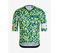 Maglia Rapha Amani Pro Team Aero manica corta verde giallo bianco - S