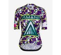 Maglia Rapha Amani Pro Team Training manica corta lilla multicolore donna - S