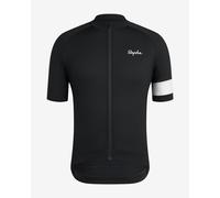 Maglia Rapha Core Lightweight manica corta nera logo bianco - M