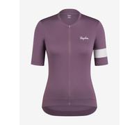Maglia Rapha Core manica corta viola scuro bianco donna - M
